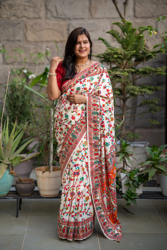 Floral Printed Saree