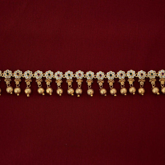 Gold Plated Fulwari Waist Belt