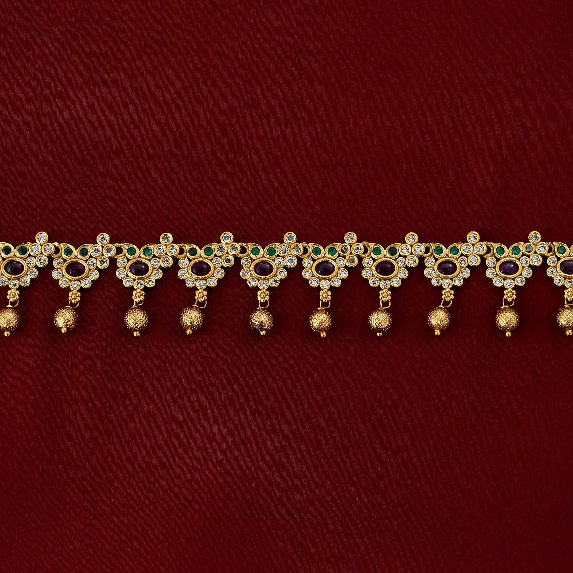 Antique Gold Plated Waist Belt