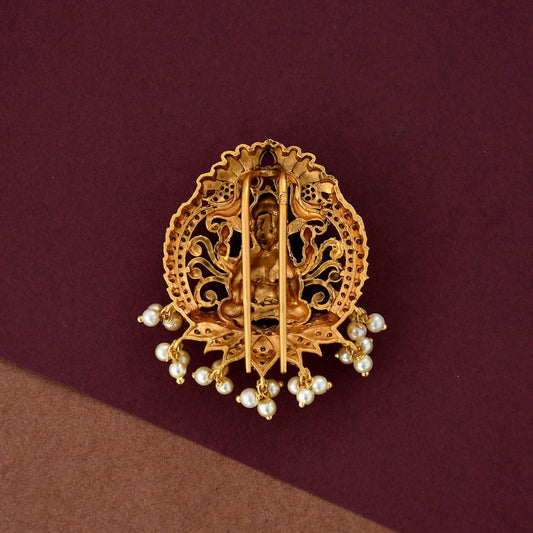 Antique Temple Hair Brooch