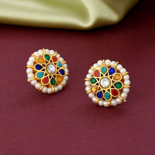 Multicolored designer Stud