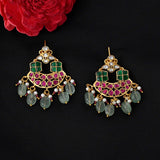 Amaya Kundan Chandbali earrings