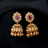 Shyla Antique Matte Finish Jhumka