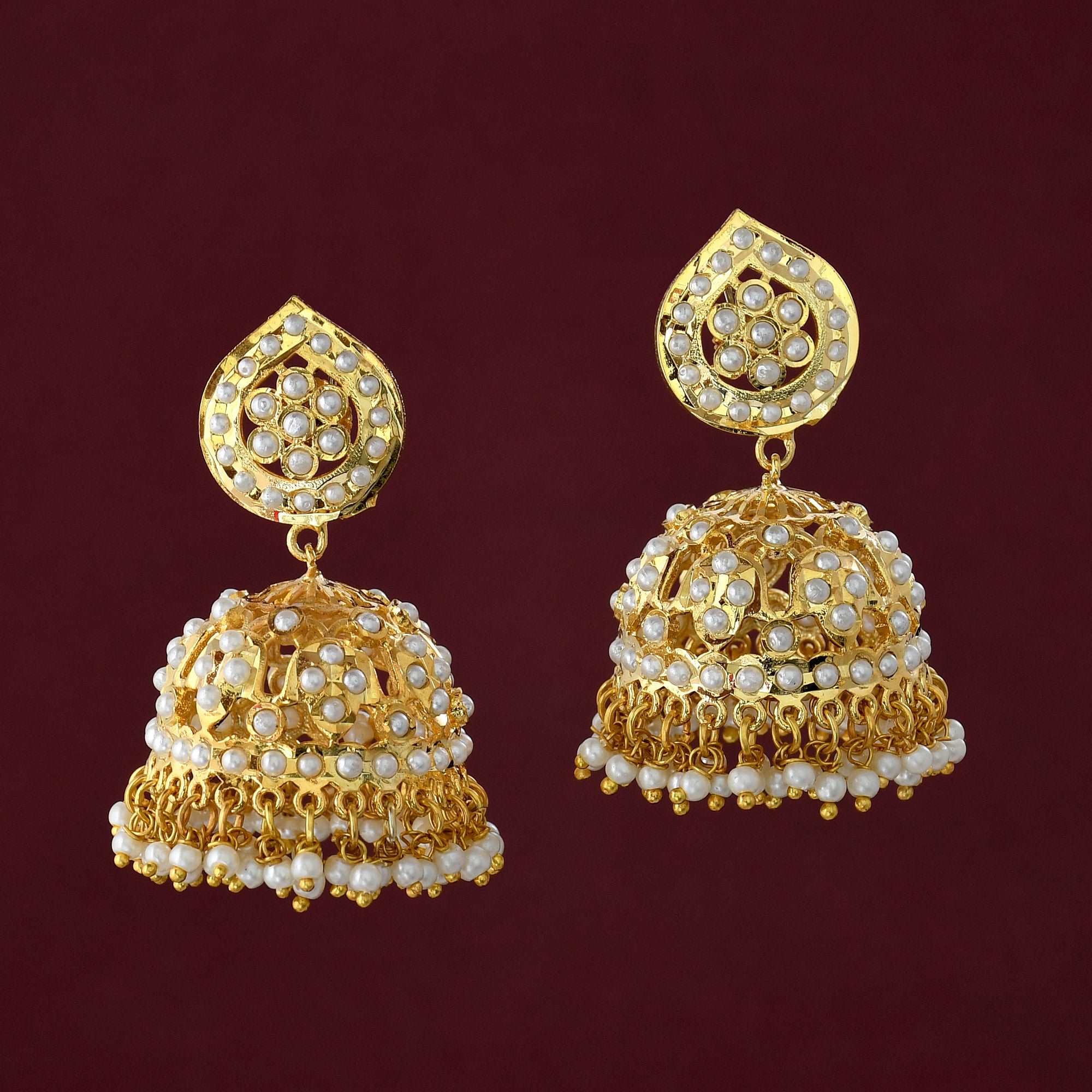 Oversized Pearl Jhumka