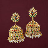 Oversized Jadaau Multicolor Jhumka