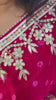Modal Silk Magenta Pink Bandhani Saree with Baby Pink Tie-Dye & Gota Patti Handwork